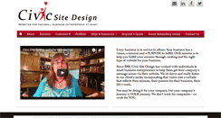 Desktop Screenshot of civicsitedesign.com